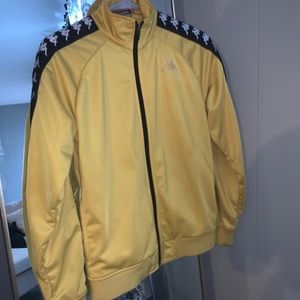 KAPPA UNISEX YELLOW ZIP SWEATER